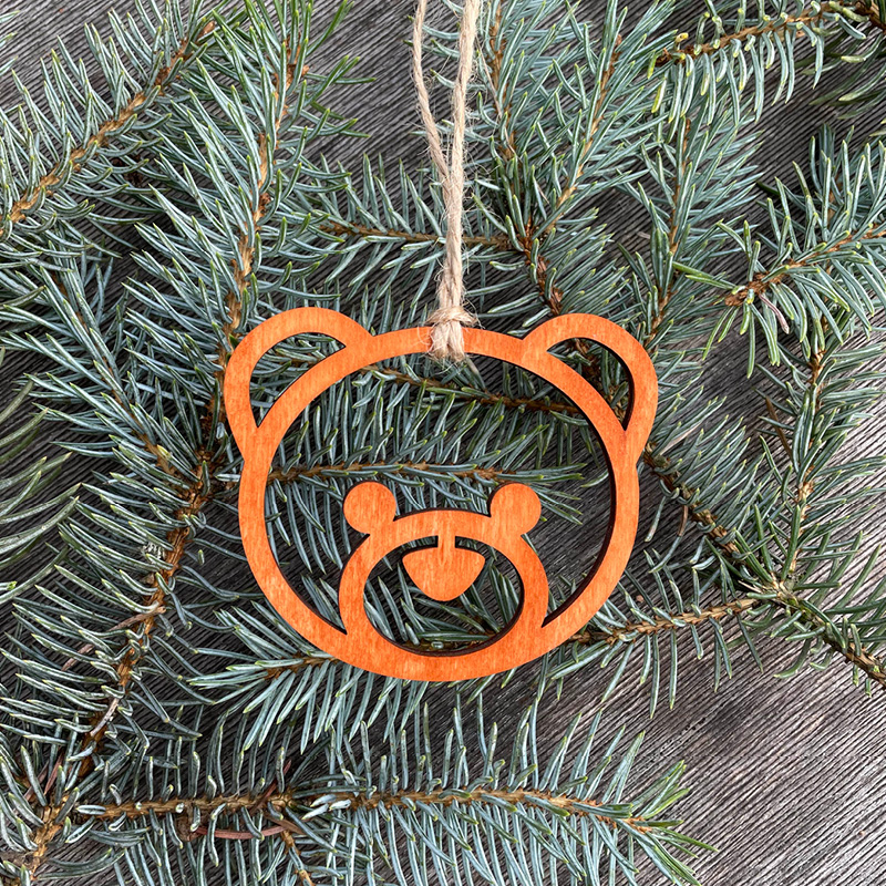 Dřevěná vánoční ozdoba | Wooden xmas decoration