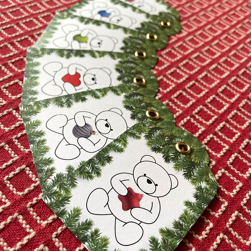 Vánoční jmenovky na dárky (set 5+1) | Xmas gift tags (5+1 pcs set)